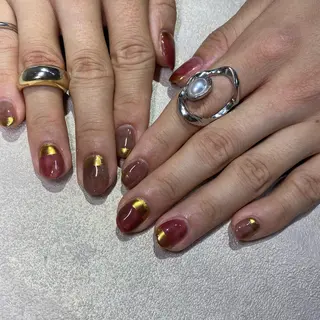 ネイル Amber21.所属・Nagahama Akariのネイルデザイン