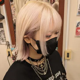 ミディアム カラー fuwat所属・秋葉原でカラーする なら🐉ちぇーたんのヘアスタイル