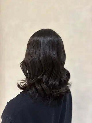 ミディアム 笹川 聖奈のヘアスタイル