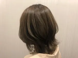 ミディアム カラー 小森谷 亮太のヘアスタイル