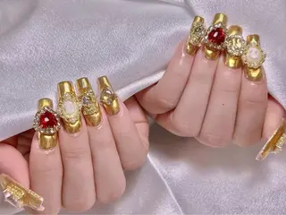 ネイル 長さだし専門店 M2　rikaのネイルデザイン