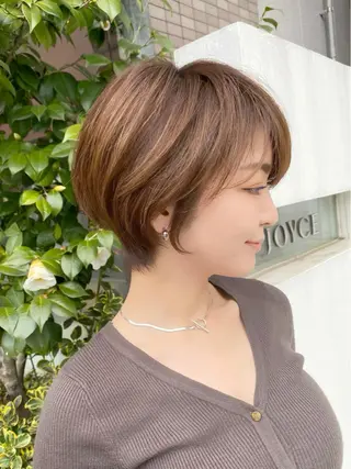 ショート カラー nex the salon coall所属・🫧似合わせショート イシダ🫧のヘアスタイル