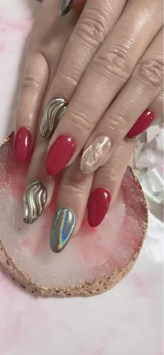 ロング カラー ネイル 💎ビューティサロン 湘南　RIRAN💎のネイルデザイン