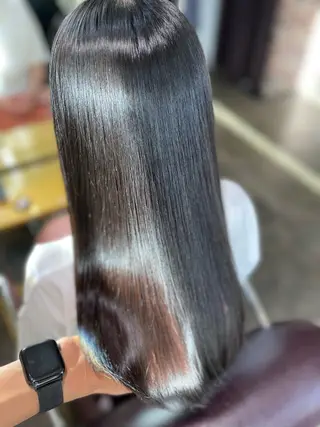 ミディアム 心斎橋/縮毛矯正/ 髪質改善　吉見勇亮のヘアスタイル