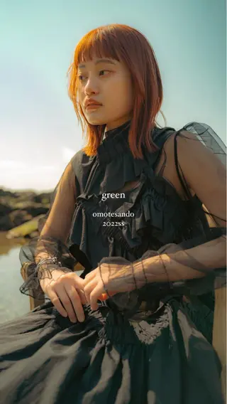 ロング カラー haco＋所属・圧倒的デザイン力 店長🎨RENAのヘアスタイル