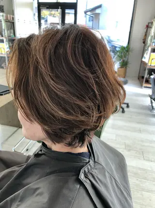 ショート ヘアアレンジ 山田 香織のヘアスタイル