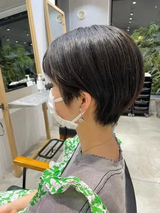 ショート ヒロミ/アレンジ/ アンニュイ/透け感のヘアスタイル