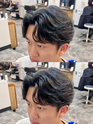 パーマ メンズ 毛流れ職人 /和田瑞生のヘアスタイル