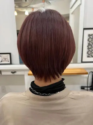 ショート カラー リルウヘアー 天王寺のヘアスタイル
