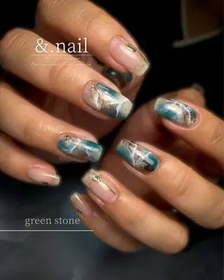 ネイル &.nail/ ニュアンス/持込み可のネイルデザイン