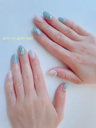 ネイル arm in arm ︎✿Yamamotoのマツエク・マツパデザイン