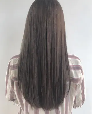 ロング カラー 神奈川大学最寄り白楽 三本松巧のヘアスタイル
