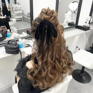 ロング ヘアアレンジ Set salon Seraphy所属・心斎橋/ヘアセット MASAKIのその他イメージ