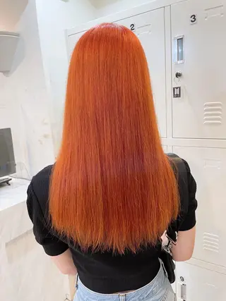 ロング Ria OSAKA　梅田所属・マリカ🦋韓国 ハイトーン/エクステのヘアスタイル