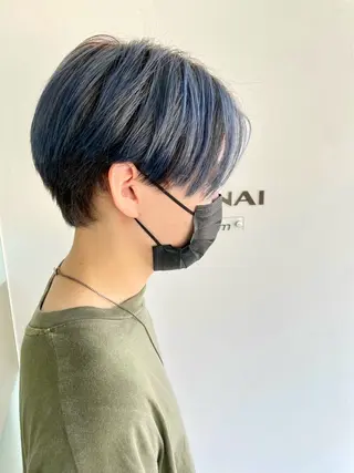 カラー メンズ AIconic nagoya所属・縮毛矯正/ レイヤー/ミディアムのヘアスタイル