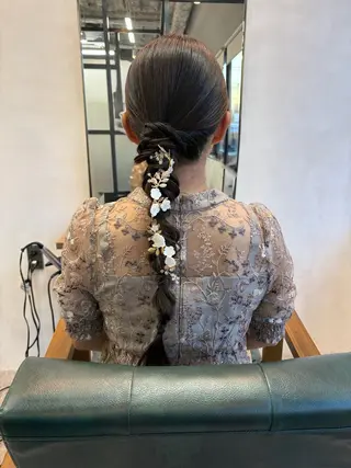 ロング ヘアアレンジ ヤマナカ エリカのヘアスタイル
