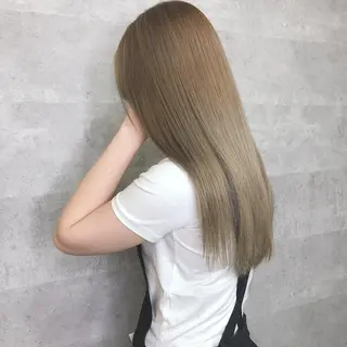 ロング カラー 髪質改善 中川 翔のヘアスタイル