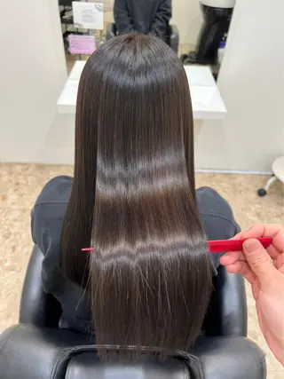 ロング ✨縮毛矯正/韓国 レイヤー/源✨のヘアスタイル