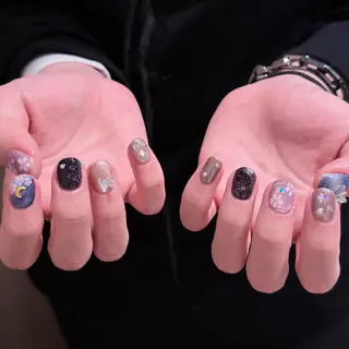 ネイル 🎀 Hiyubi._.nail 🫧所属・🎀フェイ フェイ🫧💗のネイルデザイン