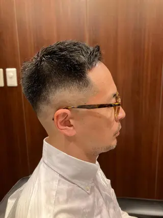 ショート BroTokyo Barbershop 銀座店所属・大河 たいがのヘアスタイル