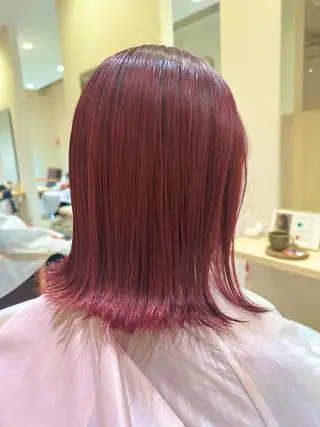 セミロング カラー Design Color🐰アユミのヘアスタイル