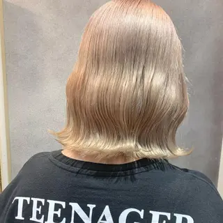 ミディアム カラー 🤍aimi🤍 ウルフ/韓国ヘアのヘアスタイル