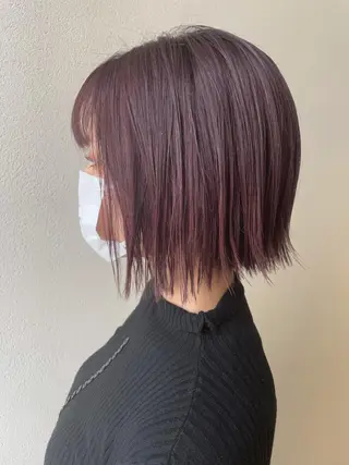 ショート カラー 沢田 瞳のヘアスタイル