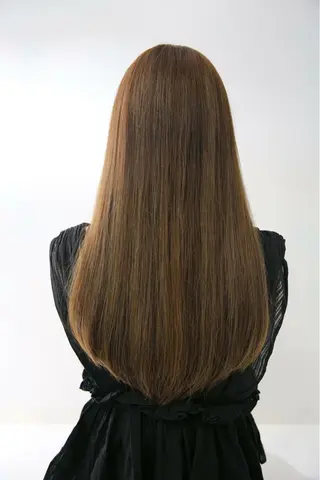 ロング ブリーチなしダブル/ レイヤーカット 小棹のヘアスタイル