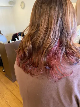 セミロング カラー Hair Musee   柱店所属・topstylist 吉住 早織のヘアスタイル