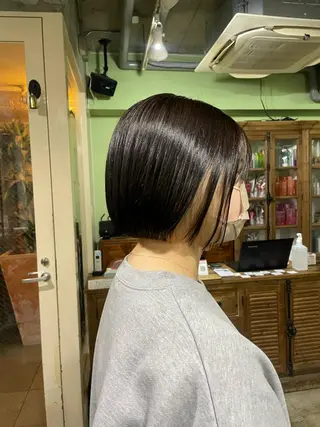 ショート カラー ボブヘアカット Rikapi❤️のヘアスタイル