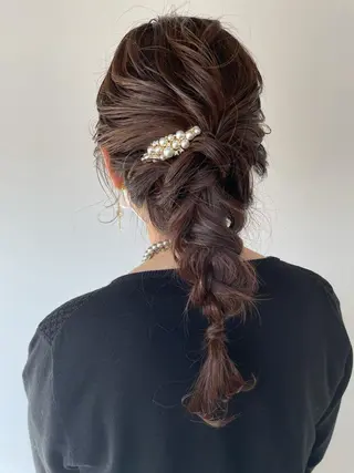 ヘアアレンジ silo所属・silo MOKA 顔周りカット🦦のヘアスタイル