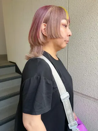 セミロング カラー カラーパティシエ facce🌼ikoのヘアスタイル