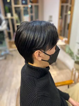 ショート メンズ 安住 千明のマツエク・マツパデザイン