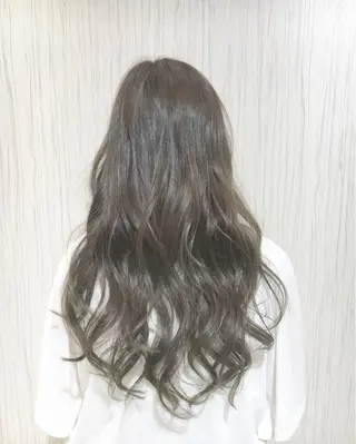 ロング カラー パーマ ヘアアレンジ ✨艶髪✨透明感✨ 山内大樹のヘアスタイル