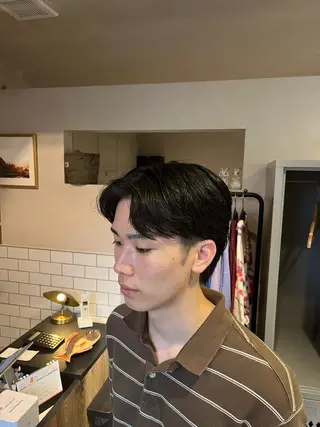 ショート メンズ Lamp所属・🌀メンズパーマ🌀 🐏丸山祐宇🐏のヘアスタイル