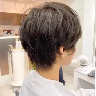 パーマ メンズ特化 刈り上げない/金井のヘアスタイル