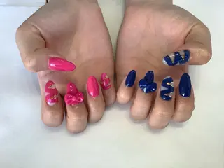 ネイル 💎🐰 saki. m 🐰💎のネイルデザイン