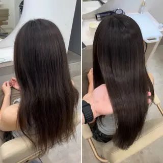 ロング 髪質改善/縮毛矯正 梅田茶屋町/西尾祐作のヘアスタイル