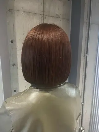 ミディアム カラー ヘアアレンジ 髪質改善・艶カラー・ ボブ・リクト💥のヘアスタイル