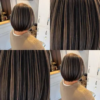 ショート カラー ELLE&SALLY 石野のヘアスタイル