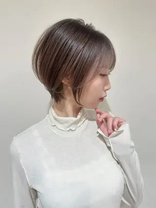 ショート 透明感カラー/ボブ/ 瀬島せりかのヘアスタイル