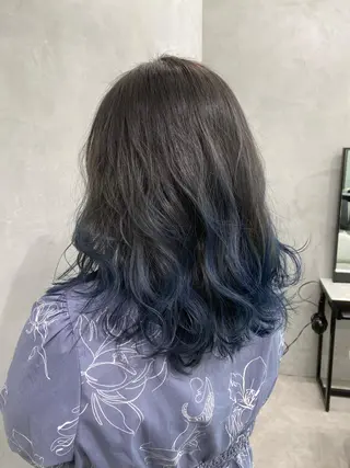 ミディアム カラー ウルフ🐺/ボブ ハイトーン🌈/増田のヘアスタイル