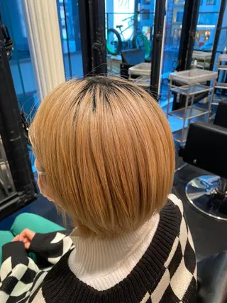 ミディアム カラー ✨髪質改善 縮毛矯正 艶髪 立川 コウキ✨のヘアスタイル