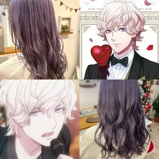 ミディアム カラー SALOWIN池袋East店3F所属・インナーカラー 推し ブリーチ 髪質改善のヘアスタイル