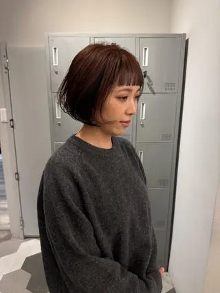 ショート カラー ブリーチ/アレンジ 天満/chihiroのヘアスタイル