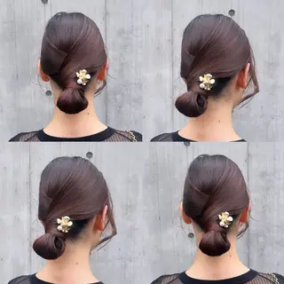 ヘアアレンジ カジュアルを女っぽく 𝗮𝘆𝗮𝗰𝗼のヘアスタイル