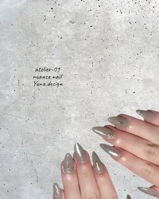 ネイル 🩵atelier- 01 優奈🩵のネイルデザイン