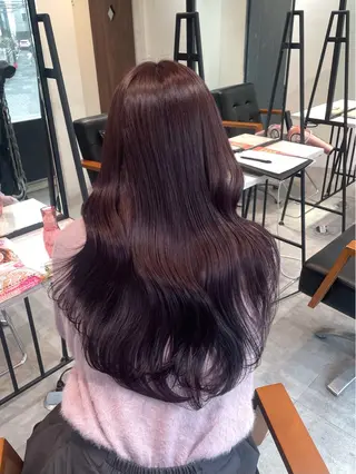 ロング カラー Ellen by artina 新宿店所属・🪼AI/オリーブ ベージュ🪼のヘアスタイル