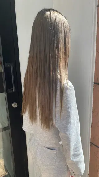 ロング RURI韓国ボブ 🇰🇷タッセルボブのヘアスタイル