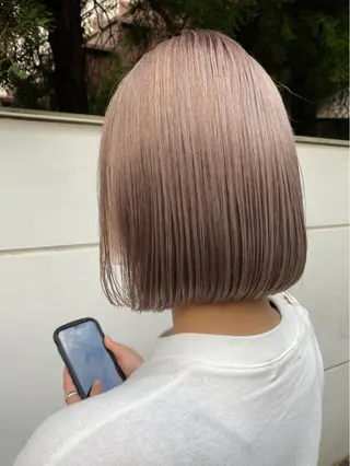 ミディアム カラー GO TODAY SHAiRE SALON 原宿本店所属・ボブ/レイヤー/ ハッシュカット/河内のヘアスタイル